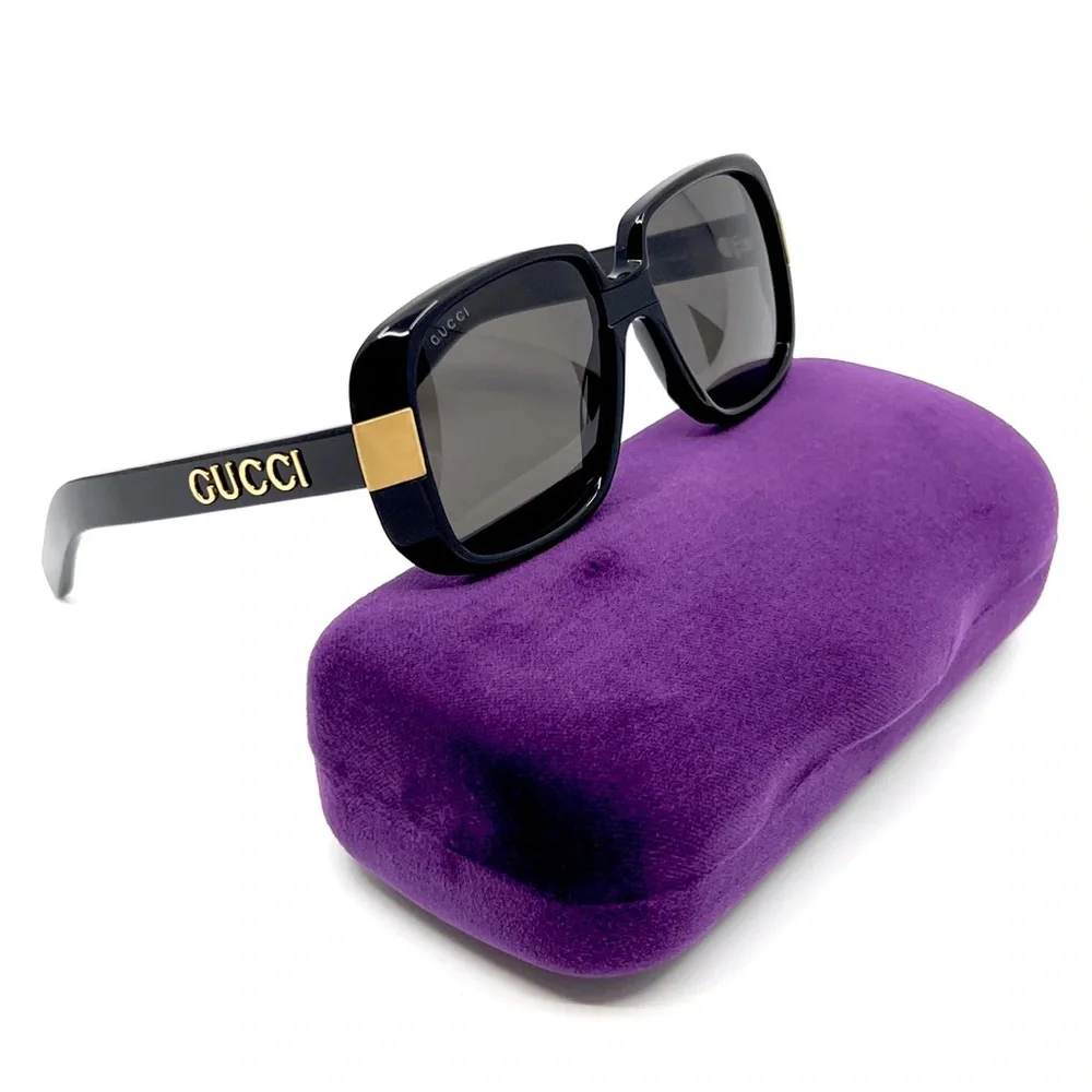 💯- New Authentic Men GUCCI Logo GG0318S-005 Sunglasse